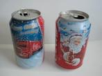 twee verschillende Coca Cola kerstblikjes (leeg), Ophalen of Verzenden, Zo goed als nieuw