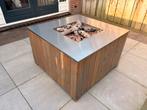 Cosi gashaard / vuurtafel 95x95x60cm + 2 hoezen + gastank, Ophalen, Gebruikt