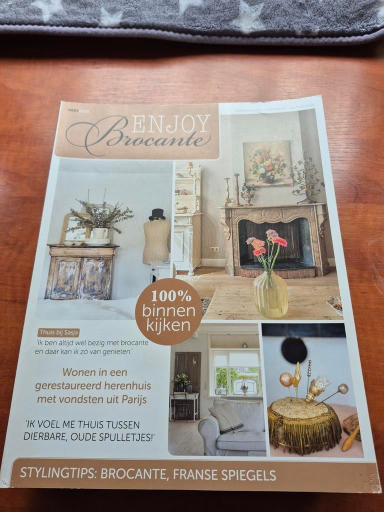 Enjoy Brocante Tijdschriften - Inspiratie voor Huis & Tuin, Ophalen of Verzenden
