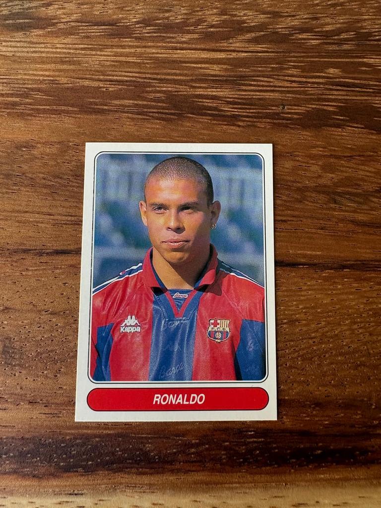 Ronaldo Panini European Football Stars Sticker FC Barcelona, Hobby en Vrije tijd, Stickers en Plaatjes, Ophalen of Verzenden, Zo goed als nieuw