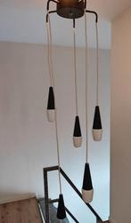 Retro vintage Philips cascade lamp, Ophalen of Verzenden, Gebruikt, Glas, 75 cm of meer