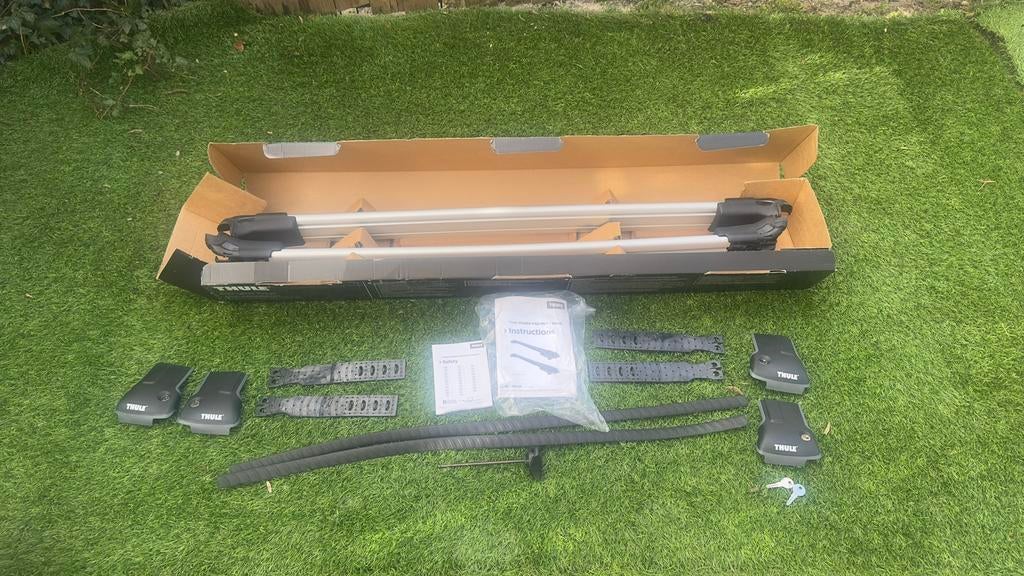 Dakdragers Thule WingBar Edge VW Touran vw Saran, Auto diversen, Dakdragers, Ophalen, Gebruikt