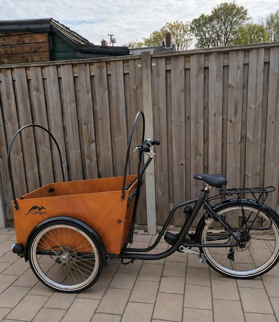 Bakfiets Cangoo Easy Elektrisch Nieuw!, Ophalen, Nieuw, 4 kinderen of meer, Elektrisch