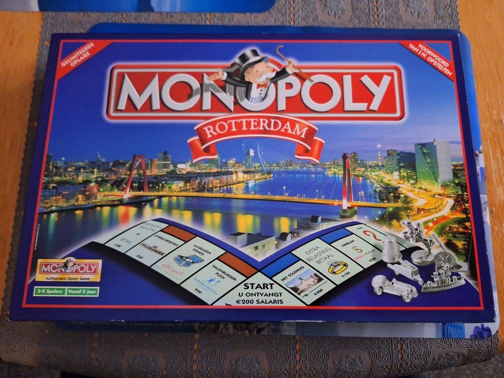 Monopoly. Rotterdam. Compleet. Nieuw., Hobby en Vrije tijd, Gezelschapsspellen | Bordspellen, Vijf spelers of meer, Ophalen of Verzenden