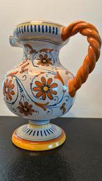 Deruta Italiaanse Vaas/Kan - 24 cm, Overige kleuren, Aardewerk of Porselein, Ophalen of Verzenden, Zo goed als nieuw