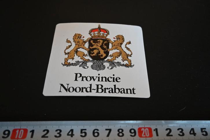 sticker Provincie Noord - Brabant Wapen, Hobby en Vrije tijd, Stickers en Plaatjes, Zo goed als nieuw, Sticker, Ophalen