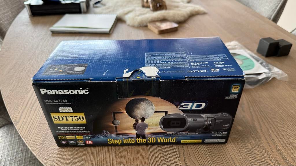 Panasonic HDC-SDT750 3D Camcorder Full HD, Full HD, Panasonic, Overige soorten, Ophalen of Verzenden