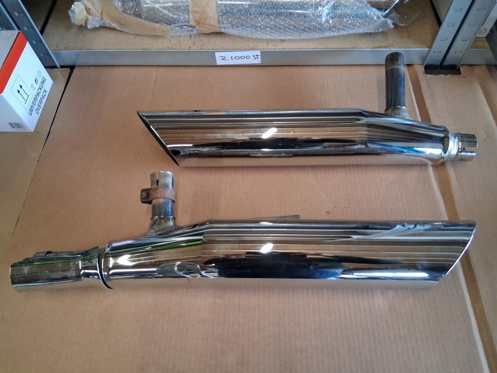 Suzuki VS 1400 intruder uitlaatdempers, Motoren, Ophalen of Verzenden