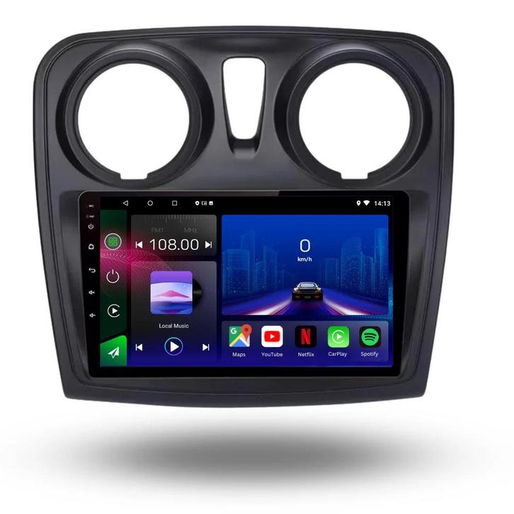 Dacia Sandero – CarPlay & Android Auto met Came, Auto diversen, Autoradio's, Nieuw, Ophalen of Verzenden