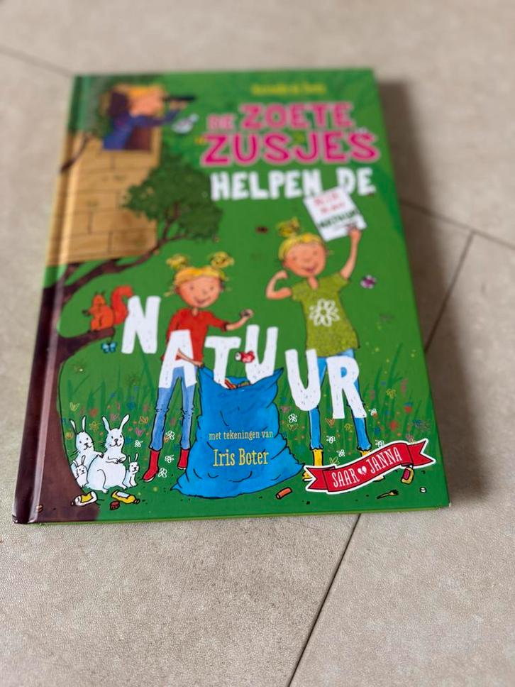 De Zoete Zusjes Helpen de Natuur - Iris Boter, Boeken, Kinderboeken | Jeugd | onder 10 jaar, Zo goed als nieuw, Fictie algemeen