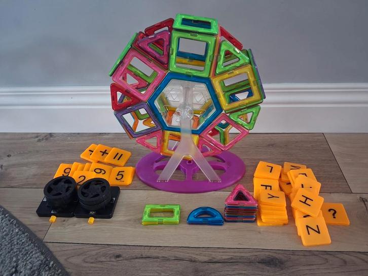 Condis magnetic tiles reuzenrad, Kinderen en Baby's, Speelgoed | Bouwstenen, Ophalen of Verzenden