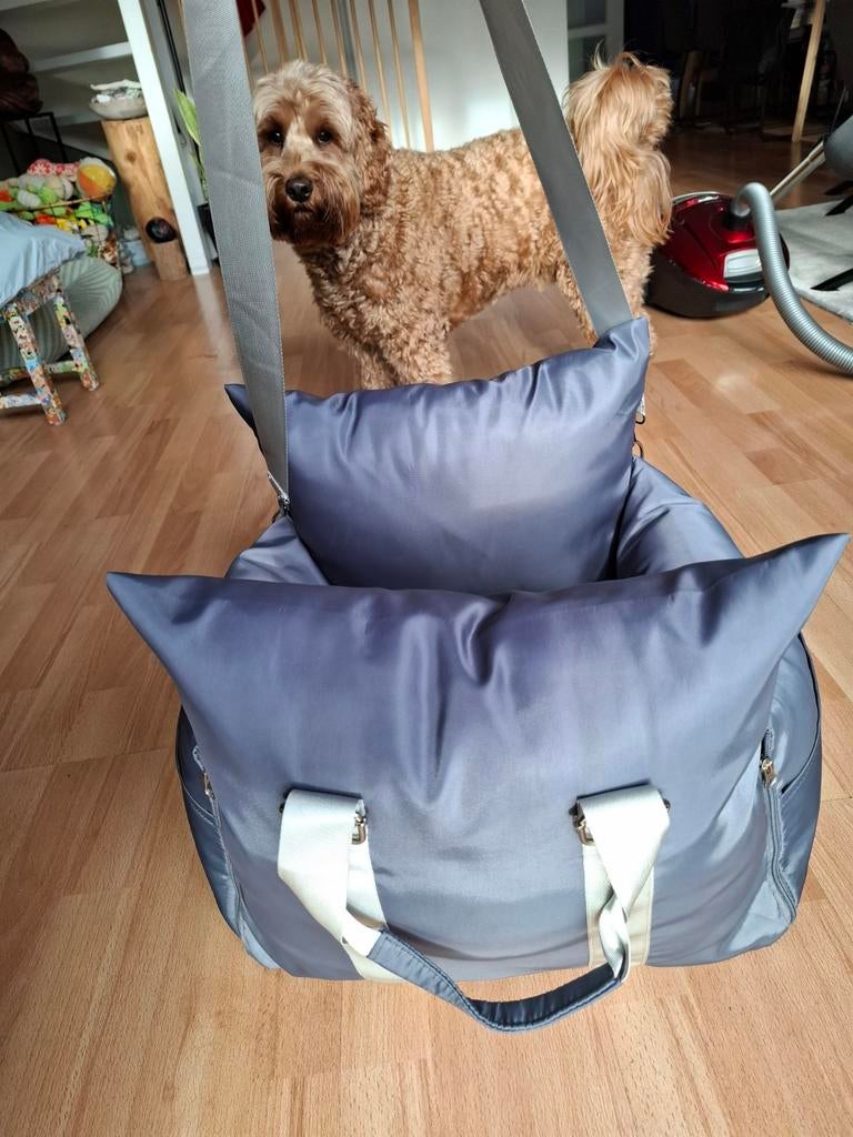 Honden stoel voor in de auto, Ophalen