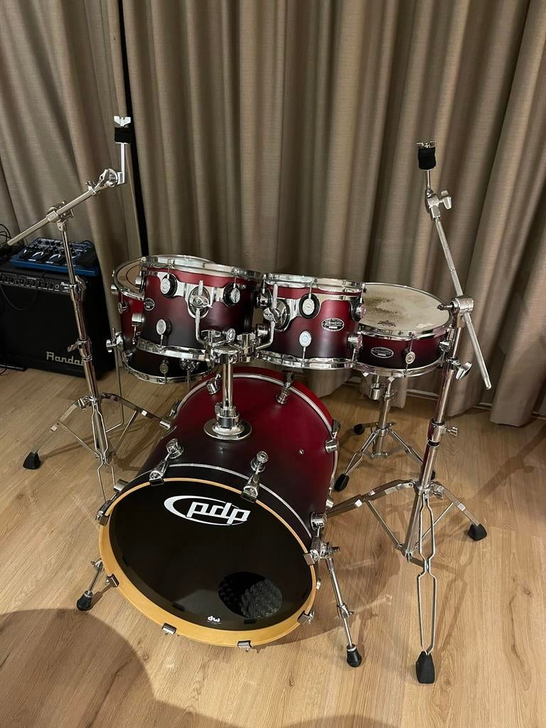 DW PDP FS series fusion drumset, Muziek en Instrumenten, Drumstellen en Slagwerk, Ophalen, Gebruikt, Overige merken