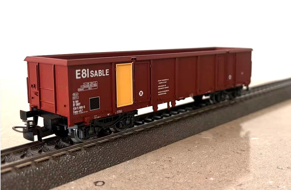 Märklin H0 4717 4-assige goederenwagon type Eaos van de SNCF, Wisselstroom, Ophalen of Verzenden, Märklin, Nieuw