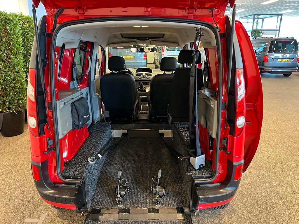 Renault Kangoo Rolstoelauto XXL-Ombouw 150 cm, Auto's, Voorwielaandrijving, 12 maanden, Gebruikt, Zwart
