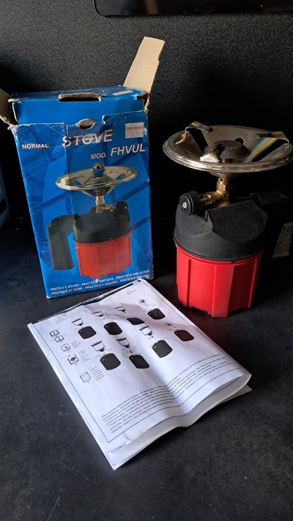 Compact gaspit voor onderweg (fiets/motor), Ophalen, Zo goed als nieuw