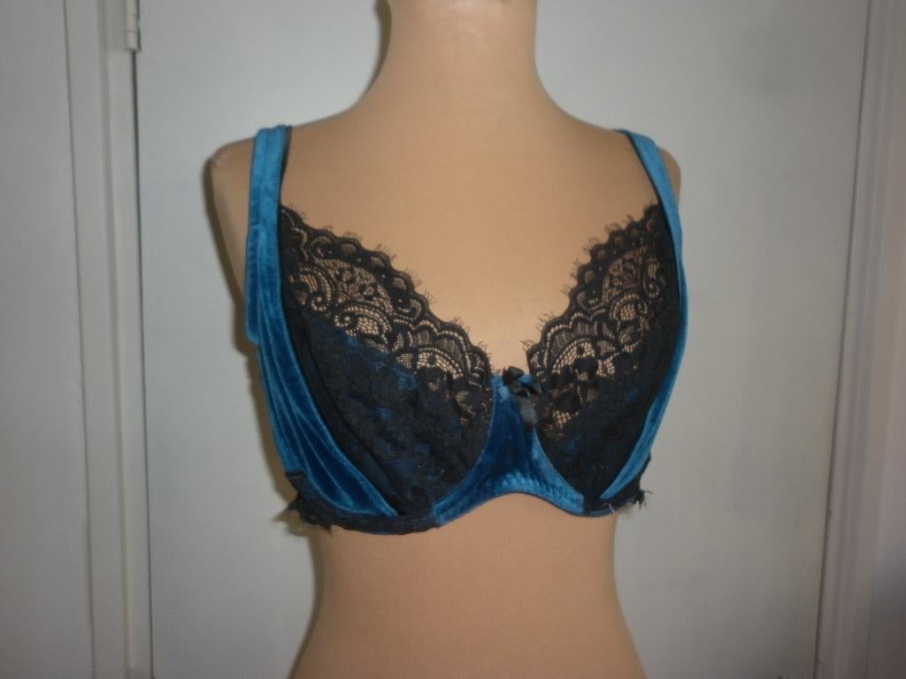 beugelBH maat 85F, Verzenden, Blauw, BH