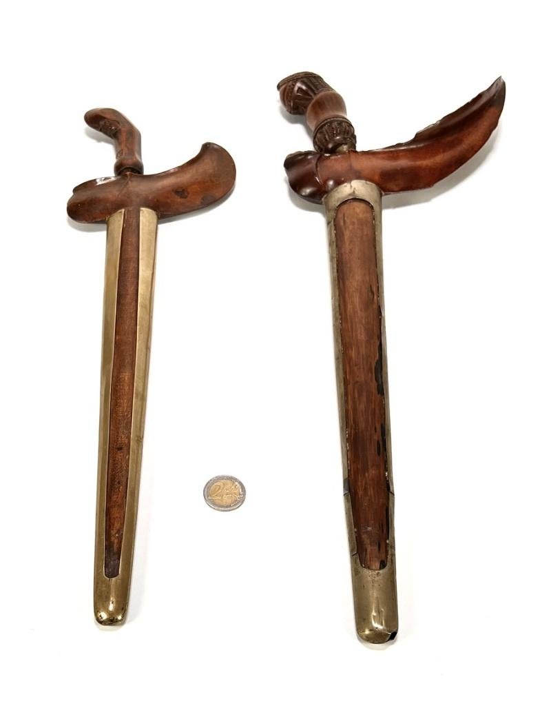 1096. Krissen, Surakarta en Madura - Indonesië, 19e eeuw, Ophalen of Verzenden