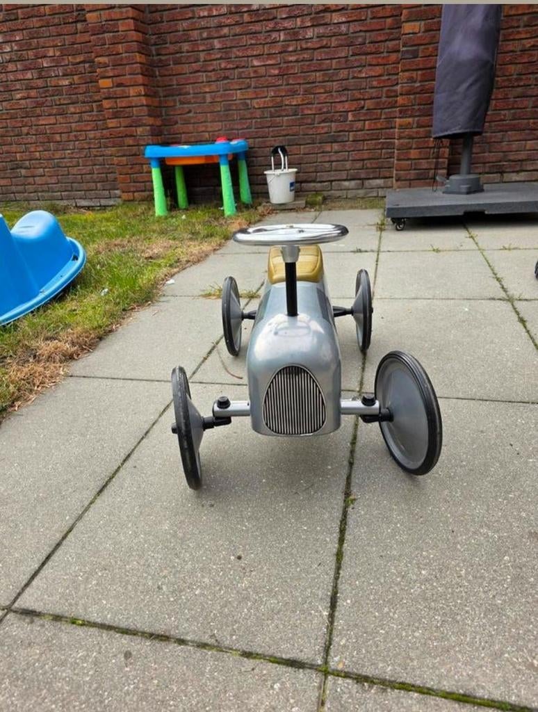 Vintage loopauto in raceauto stijl voor 2-4 jarigen, Ophalen of Verzenden, Zo goed als nieuw