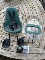 Bobike GO mini voorzitje + windscherm, Fietsen en Brommers, Ophalen, Zo goed als nieuw, Voorzitje, Voetsteuntjes
