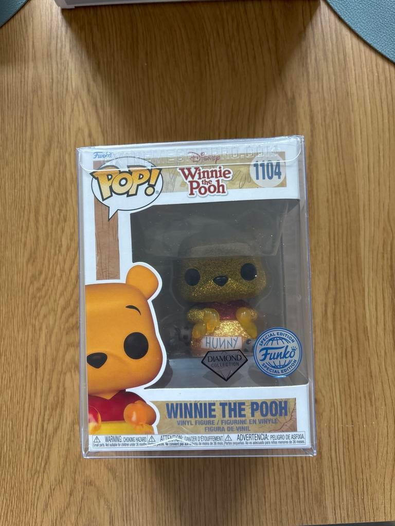 Winnie the Pooh Diamond Funko Pop met Protector, Ophalen of Verzenden, Zo goed als nieuw