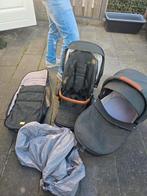 Mutsy Icon reiswieg, zitgedeelte en voetenzak, Ophalen, Gebruikt, Combiwagen, Met reiswieg