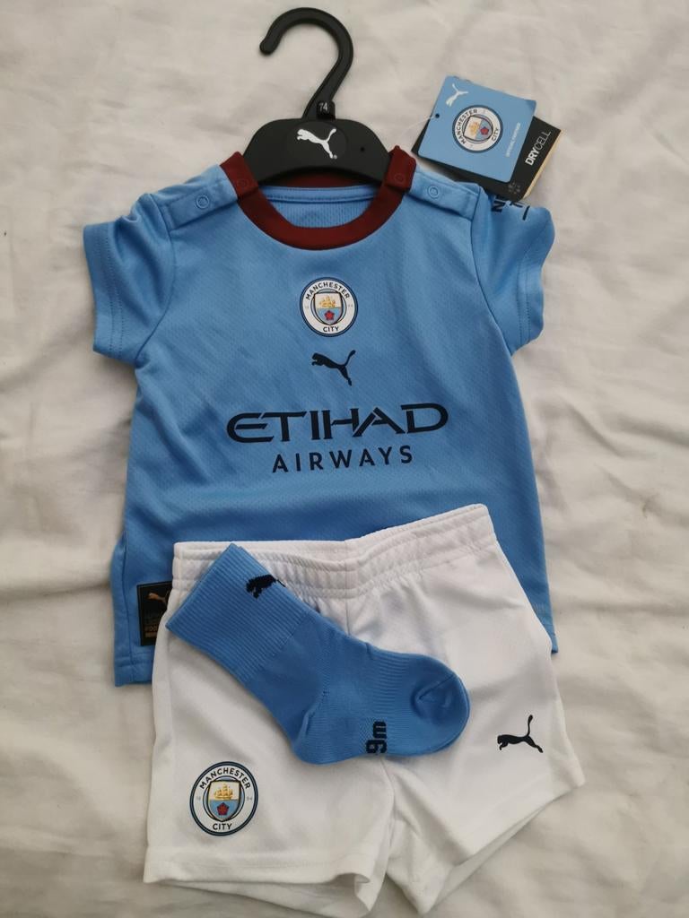 Manchester City Baby Set Maat 74 Nieuw, Kinderen en Baby's, Babykleding | Maat 74, Ophalen, Puma, Nieuw, Setje
