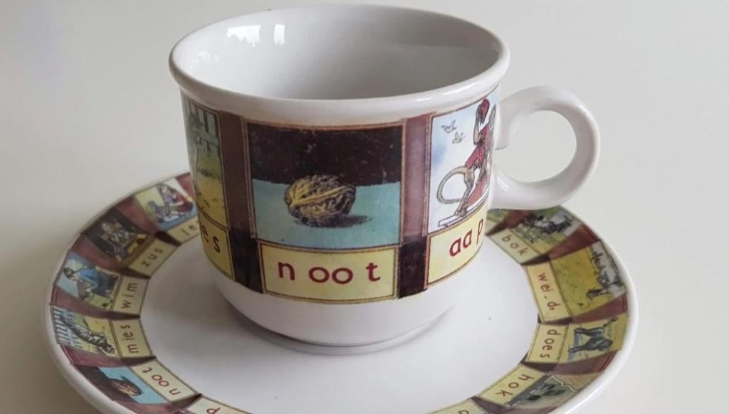 Aap noot mies servies soepkom, kop en schotel, Nieuw, Ophalen of Verzenden, Glas, Overige stijlen