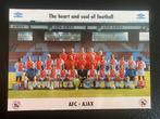 Oude Ajax team foto met handtekeningen 1995, Ophalen of Verzenden, Zo goed als nieuw, Ajax