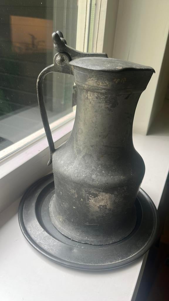 Tinnen kan eikeltjes 18e eeuw, Antiek en Kunst, Ophalen of Verzenden