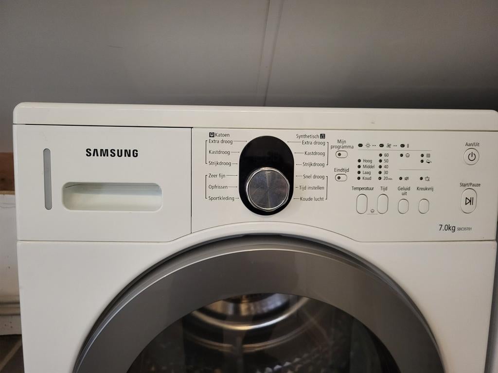 Wasdroger Samsung SDC35701, Witgoed en Apparatuur, Wasdrogers, 6 tot 8 kg, Ophalen of Verzenden, Zo goed als nieuw, 85 tot 90 cm