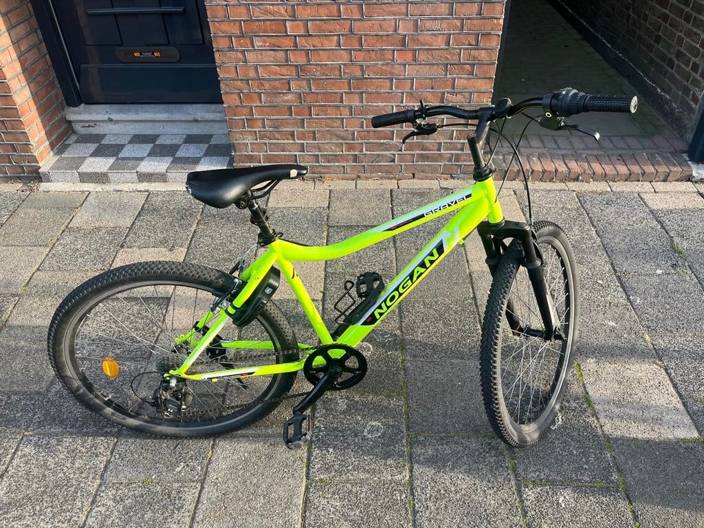 Nogan Gravel Mountainbike - Neon Geel, Fietsen en Brommers, Fietsen | Mountainbikes en ATB, Gebruikt, Hardtail, Heren, Ophalen