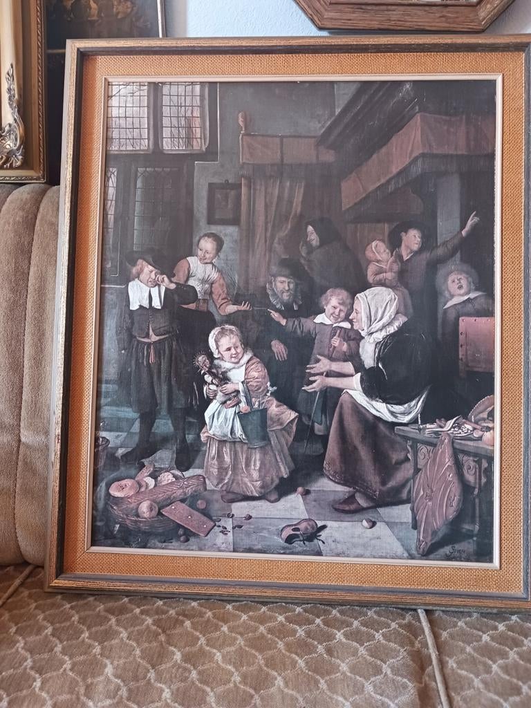 Oude Meesters reproductie: Het Feest van Sint Nicolaas, Ophalen of Verzenden