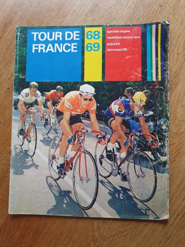 Tour de France 68  69, Gelezen, Ed van Opzeeland, Lopen en Fietsen, Ophalen of Verzenden