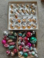 Vintage gekleurde kerstballen, Diversen, Kerst, Ophalen of Verzenden