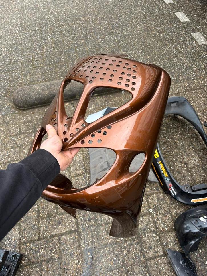 Zip sp98 sp1 kappenset schade set, Fietsen en Brommers, Brommeronderdelen | Scooters, Gebruikt, Piaggio, Kap, Ophalen of Verzenden