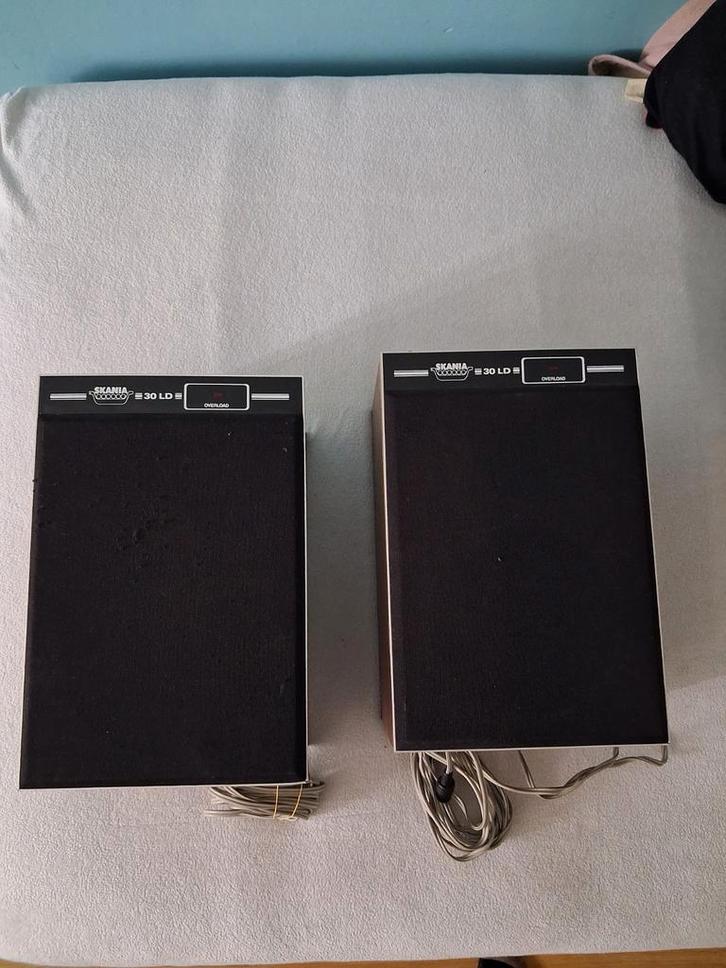2x Skania 30 LD Boxen - Vintage Speakers, Audio, Tv en Foto, Luidsprekers, Gebruikt, Front, Rear of Stereo speakers, Minder dan 60 watt