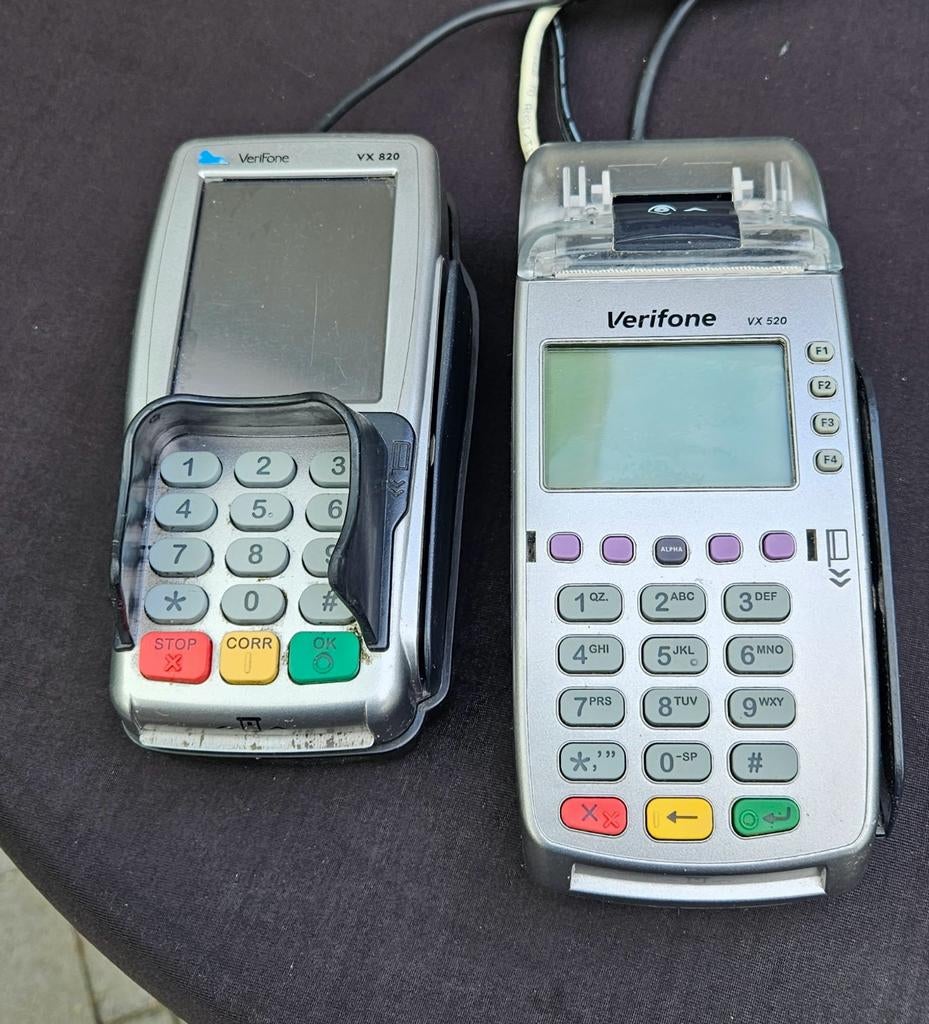 Verifone Pinautomaat VX 820 en VX 520., Ophalen