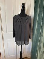 Grijze blouse ZARA mt. L, Ophalen of Verzenden, Gedragen, Maat 42/44 (L), Grijs