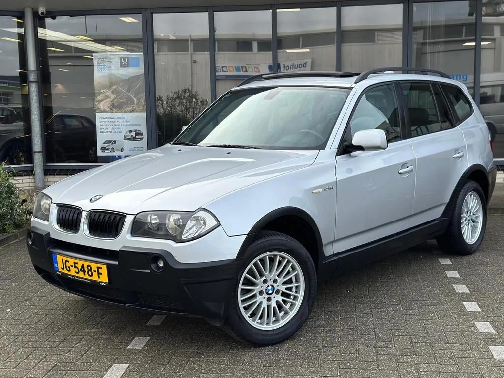 BMW X3, Auto's, Zwart, Leder, Bedrijf, Handgeschakeld