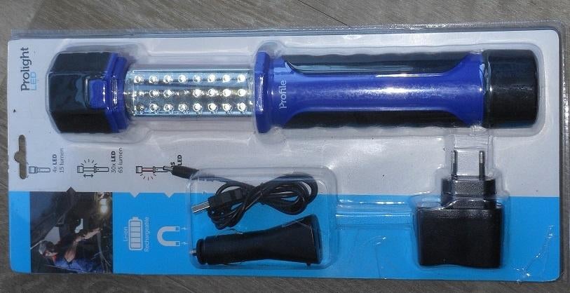 NIEUW Prolight LED zaklamp, Ophalen of Verzenden, Nieuw, Accu