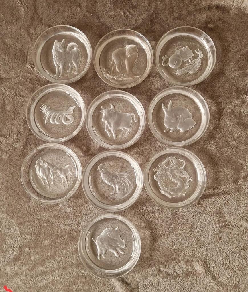 Hoya verzamel schaaltjes - Chinese dierenriem, Ophalen of Verzenden, Zo goed als nieuw, Overige soorten, Overige typen