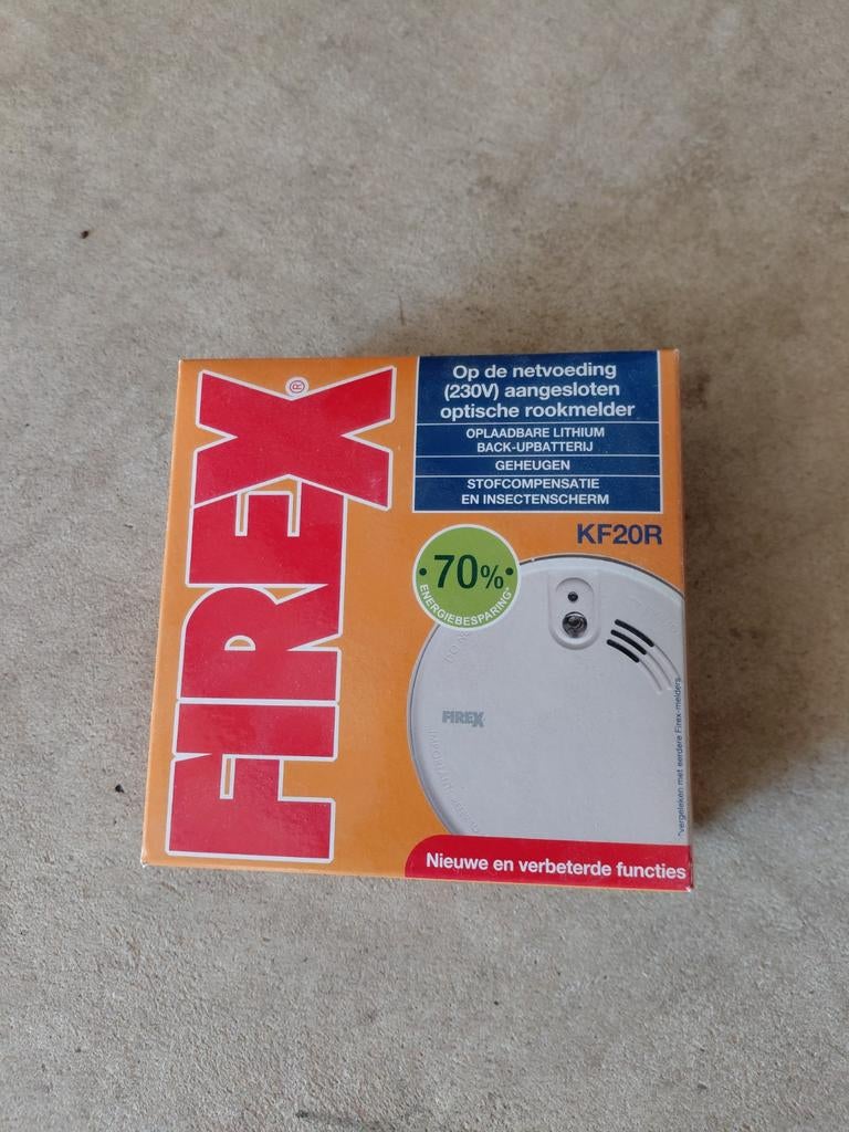 FIREX KF20R | Optische rookmelder 230V met back-up batterij