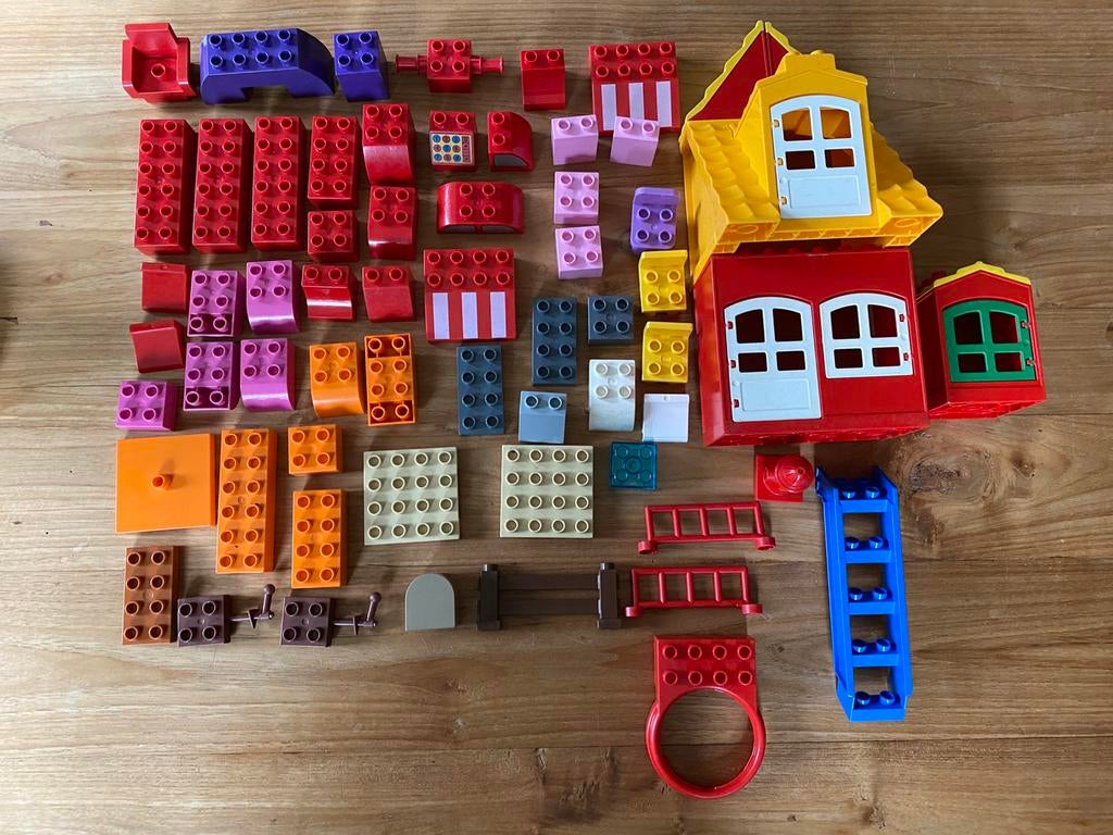Duplo - blokken, Kinderen en Baby's, Speelgoed | Duplo en Lego, Ophalen of Verzenden, Gebruikt, Losse stenen, Duplo