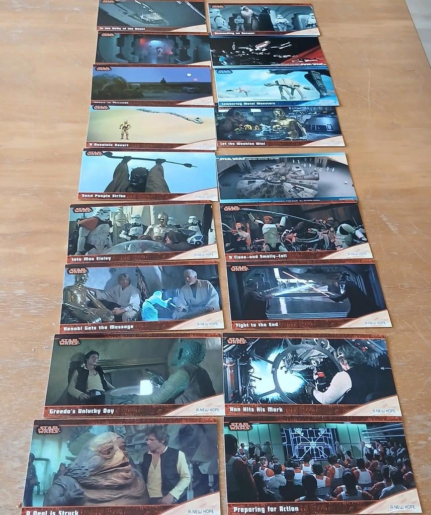 Starwars complete verzamelingkaarten Topp., Hobby en Vrije tijd, Verzamelkaartspellen | Yu-gi-Oh!, Ophalen of Verzenden, Zo goed als nieuw