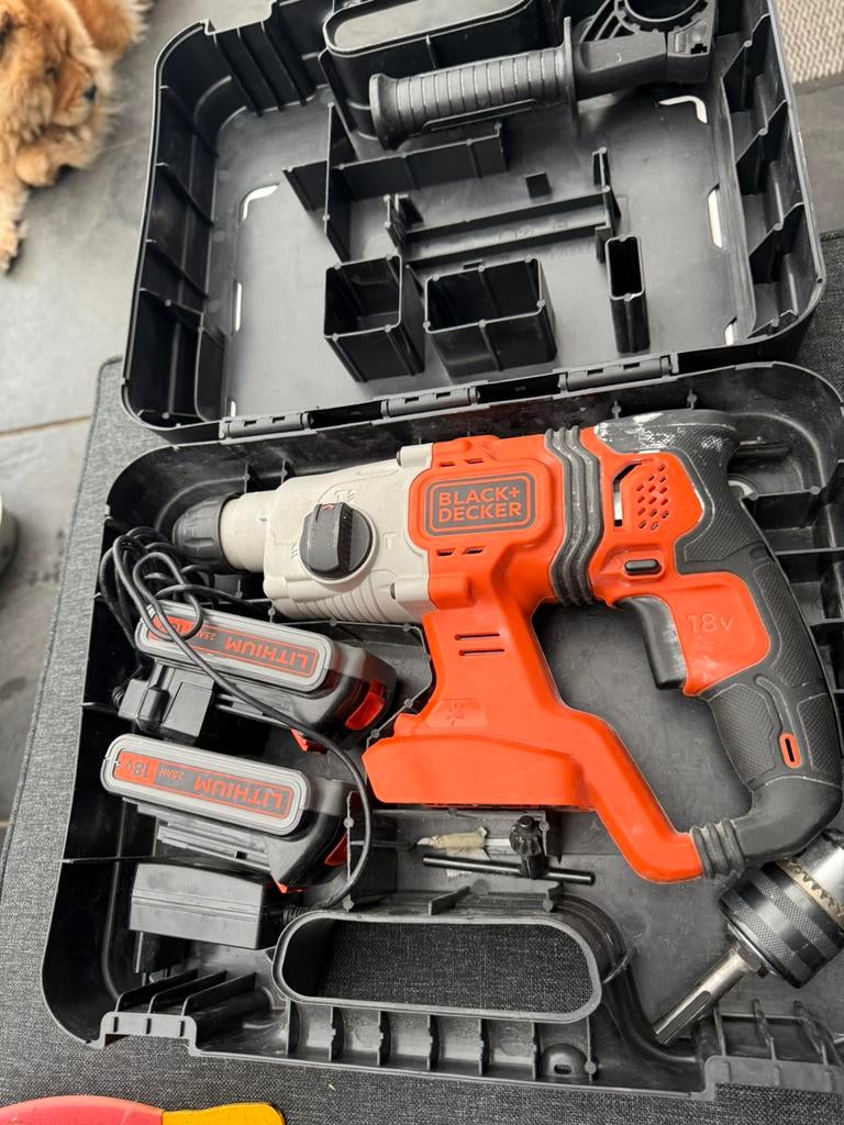 Black en Decker boormachine, Ophalen, Gebruikt, Boormachine