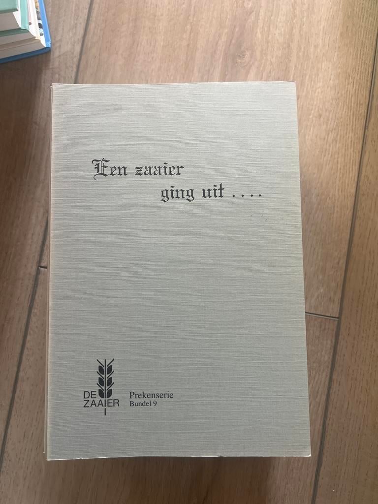 De Zaaier Prekenserie Bundel 9 - Een zaaier ging uit..., Boeken, Ophalen of Verzenden, Zo goed als nieuw