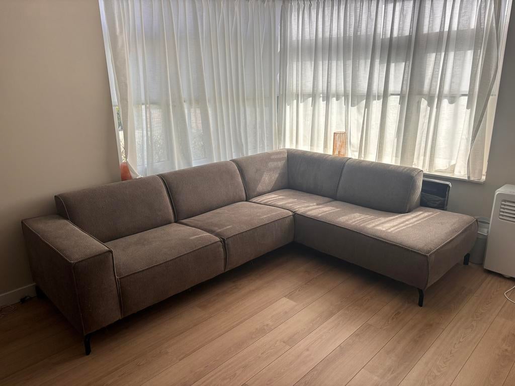 Hoekbank bruin, Ophalen, Gebruikt, ., .