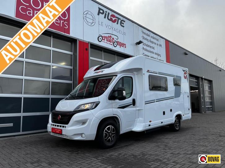 Pilote P626D NAP, 1e EIG, Hefbed 6.20M, Caravans en Kamperen, Campers, Bedrijf, tot en met 4, Half-integraal, Pilote, Fiat, Diesel