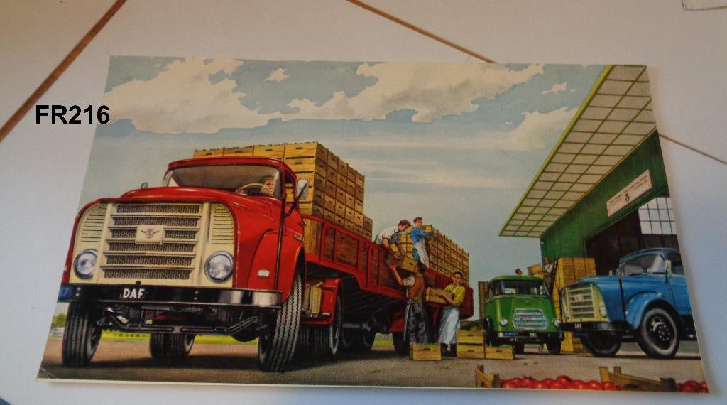 daf torpedo tekening, Ophalen of Verzenden, 1960 tot 1980, Zo goed als nieuw, Overige onderwerpen